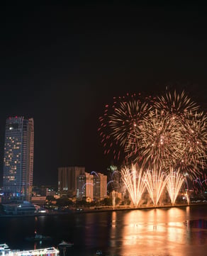 Fireworks Over Twin Towns