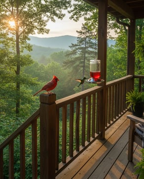 Bird Watching From Your Cabin