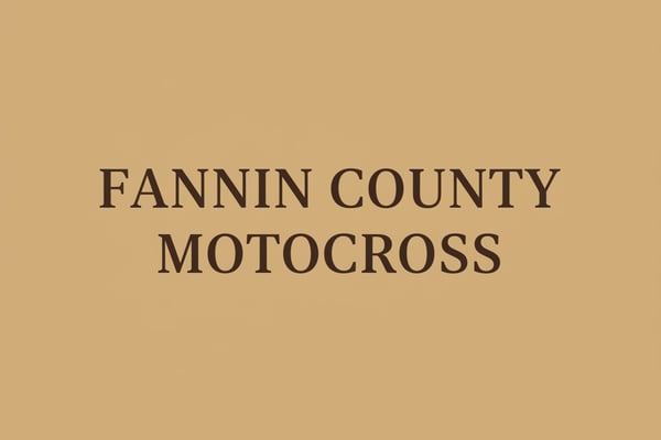 Fannin County Motocross
